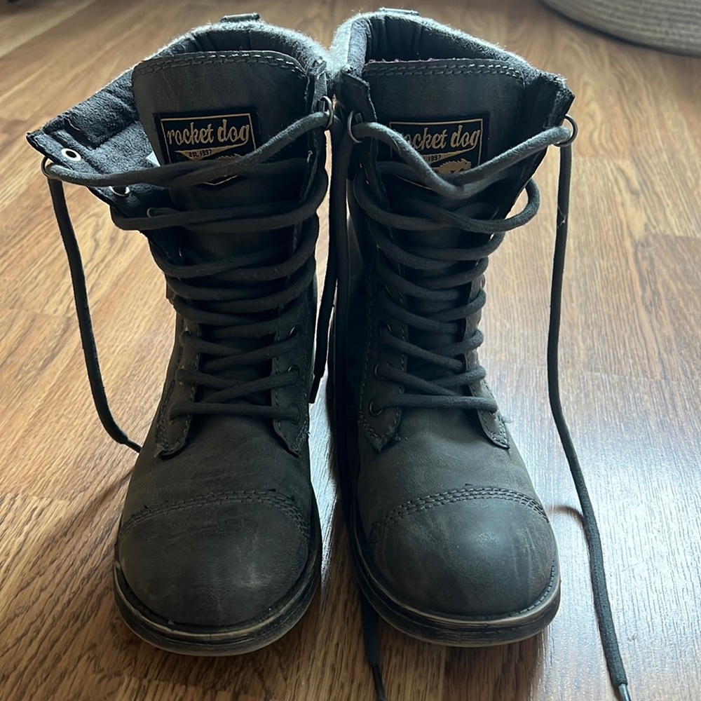 Rocket Dog grey boots size 7